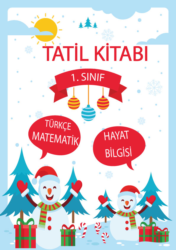 1. Sınıf 1. Dönem TATİL  KİTABI